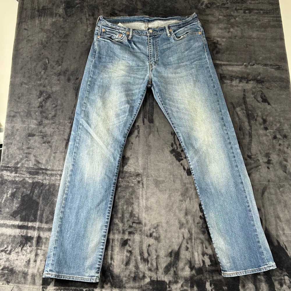 Levi's 504 Regular Straight Jeans Mens 36x34 Blue Medium Wash Denim